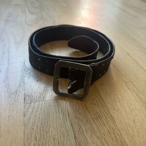 John Varvatos Distressed Brown Leather Belt – Size 36/90